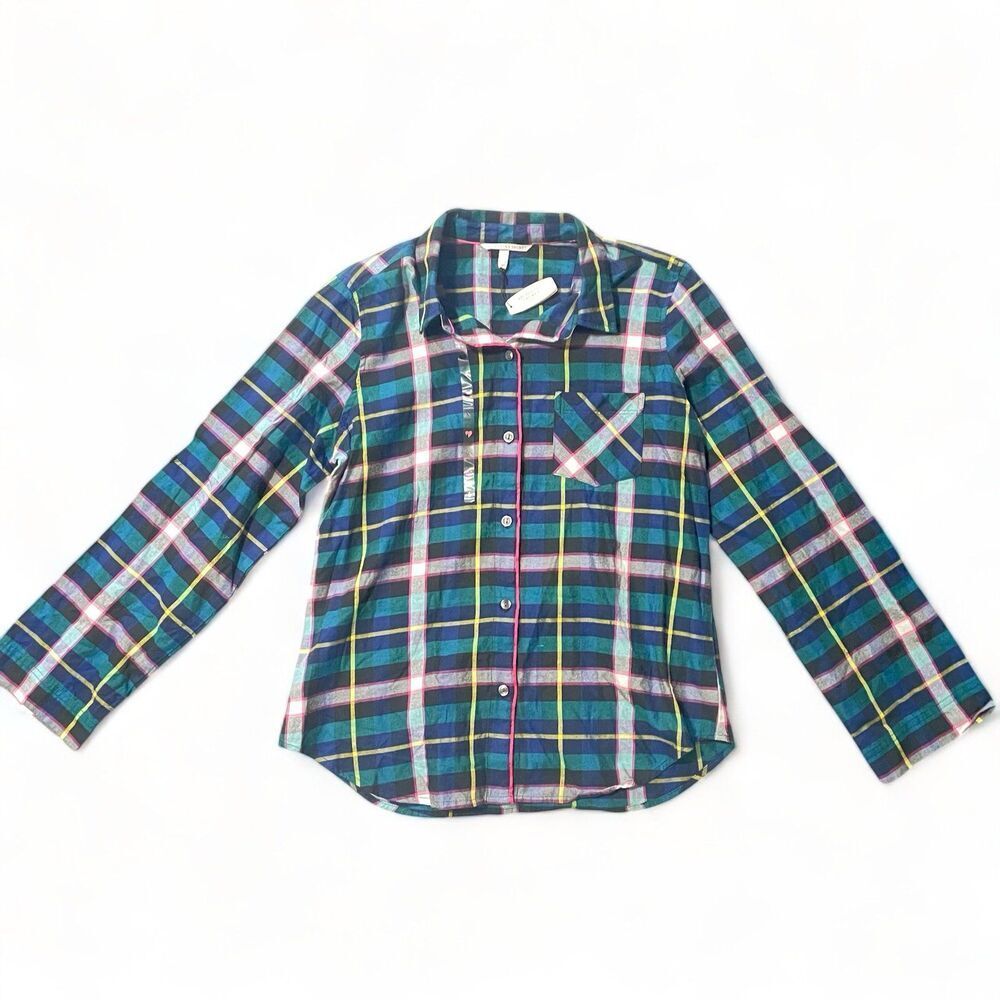 VICTORIA'S SECRET flannel button shirt long sleeve